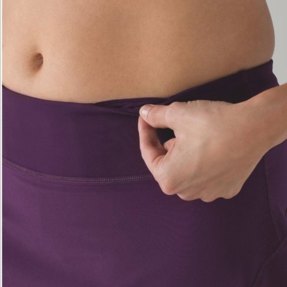 Lululemon Circuit Breaker Skirt (Tall)Darkest Magenta - Picture 6 of 13